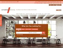 Tablet Screenshot of actuarialcrossing.com